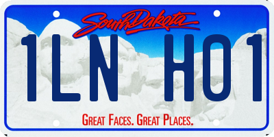 SD license plate 1LNH01