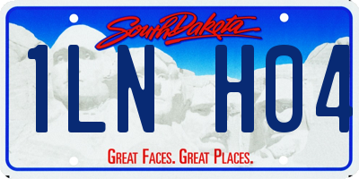 SD license plate 1LNH04