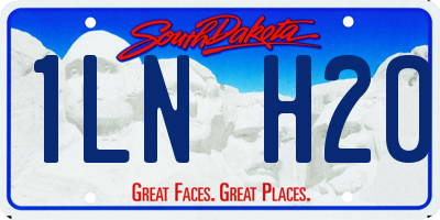 SD license plate 1LNH20