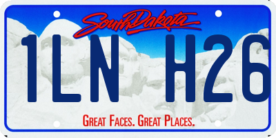 SD license plate 1LNH26