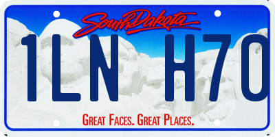 SD license plate 1LNH70