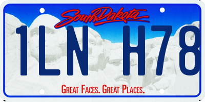 SD license plate 1LNH78