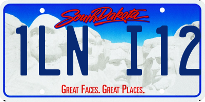 SD license plate 1LNI12