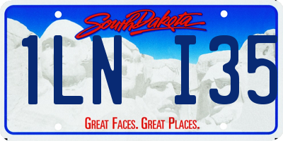 SD license plate 1LNI35