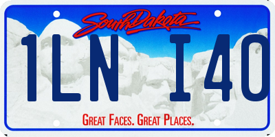 SD license plate 1LNI40