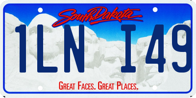 SD license plate 1LNI49