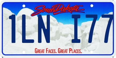 SD license plate 1LNI77