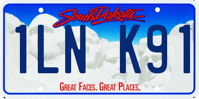 SD license plate 1LNK91