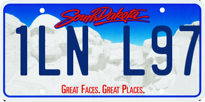 SD license plate 1LNL97