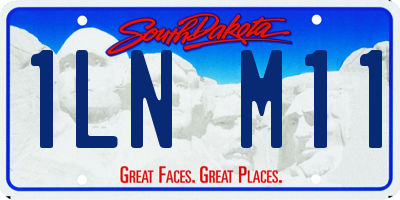 SD license plate 1LNM11