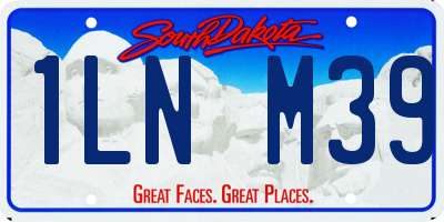 SD license plate 1LNM39