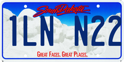 SD license plate 1LNN22