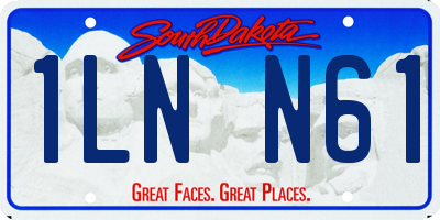 SD license plate 1LNN61