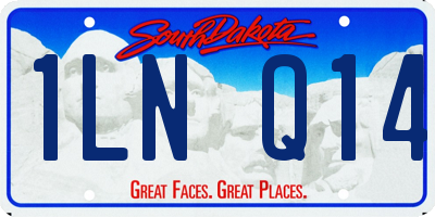 SD license plate 1LNQ14