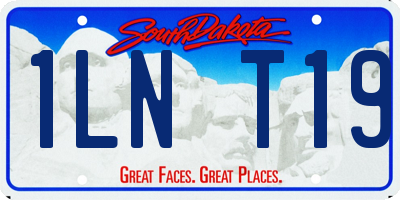 SD license plate 1LNT19