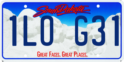 SD license plate 1LOG31