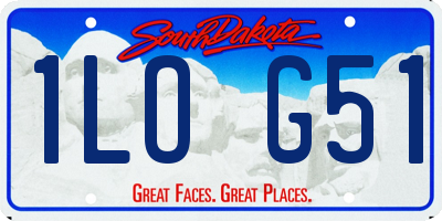 SD license plate 1LOG51