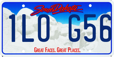 SD license plate 1LOG56