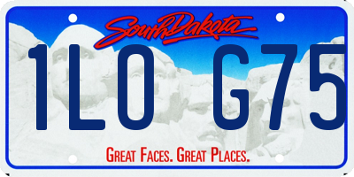 SD license plate 1LOG75