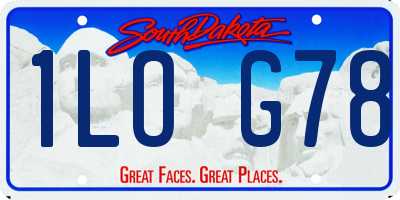 SD license plate 1LOG78