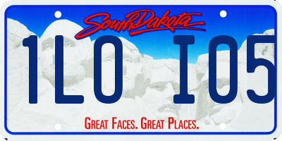 SD license plate 1LOI05