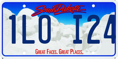 SD license plate 1LOI24