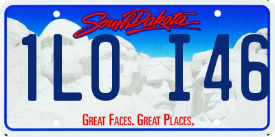SD license plate 1LOI46