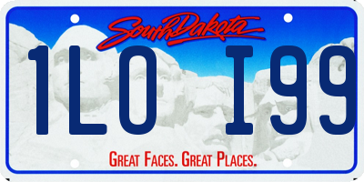 SD license plate 1LOI99