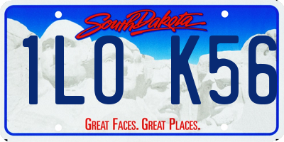 SD license plate 1LOK56