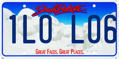 SD license plate 1LOL06