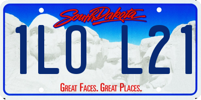 SD license plate 1LOL21