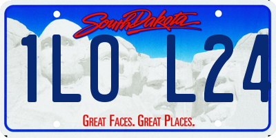 SD license plate 1LOL24