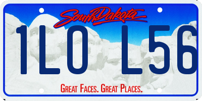 SD license plate 1LOL56