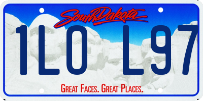 SD license plate 1LOL97