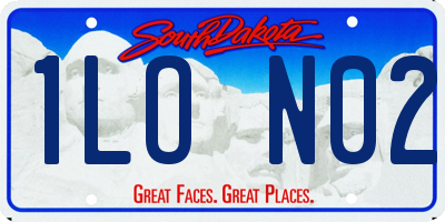 SD license plate 1LON02