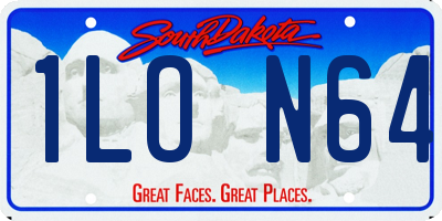 SD license plate 1LON64