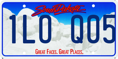 SD license plate 1LOQ05