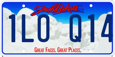 SD license plate 1LOQ14