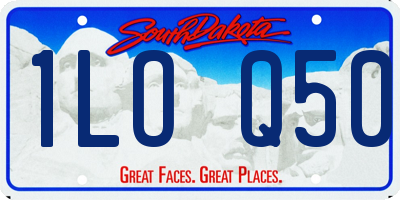 SD license plate 1LOQ50