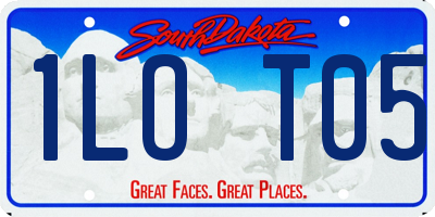 SD license plate 1LOT05