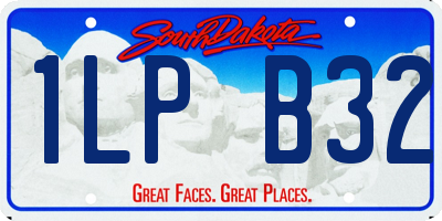 SD license plate 1LPB32