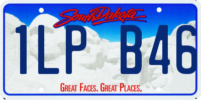 SD license plate 1LPB46