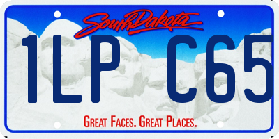 SD license plate 1LPC65