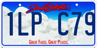 SD license plate 1LPC79