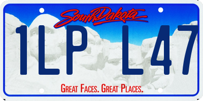 SD license plate 1LPL47