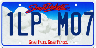 SD license plate 1LPM07