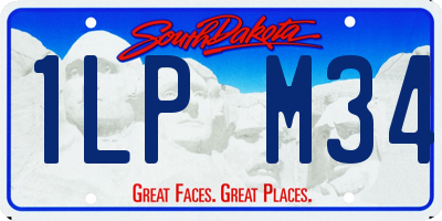 SD license plate 1LPM34