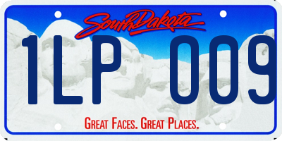 SD license plate 1LPO09