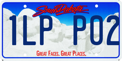 SD license plate 1LPP02