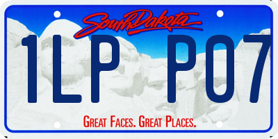 SD license plate 1LPP07